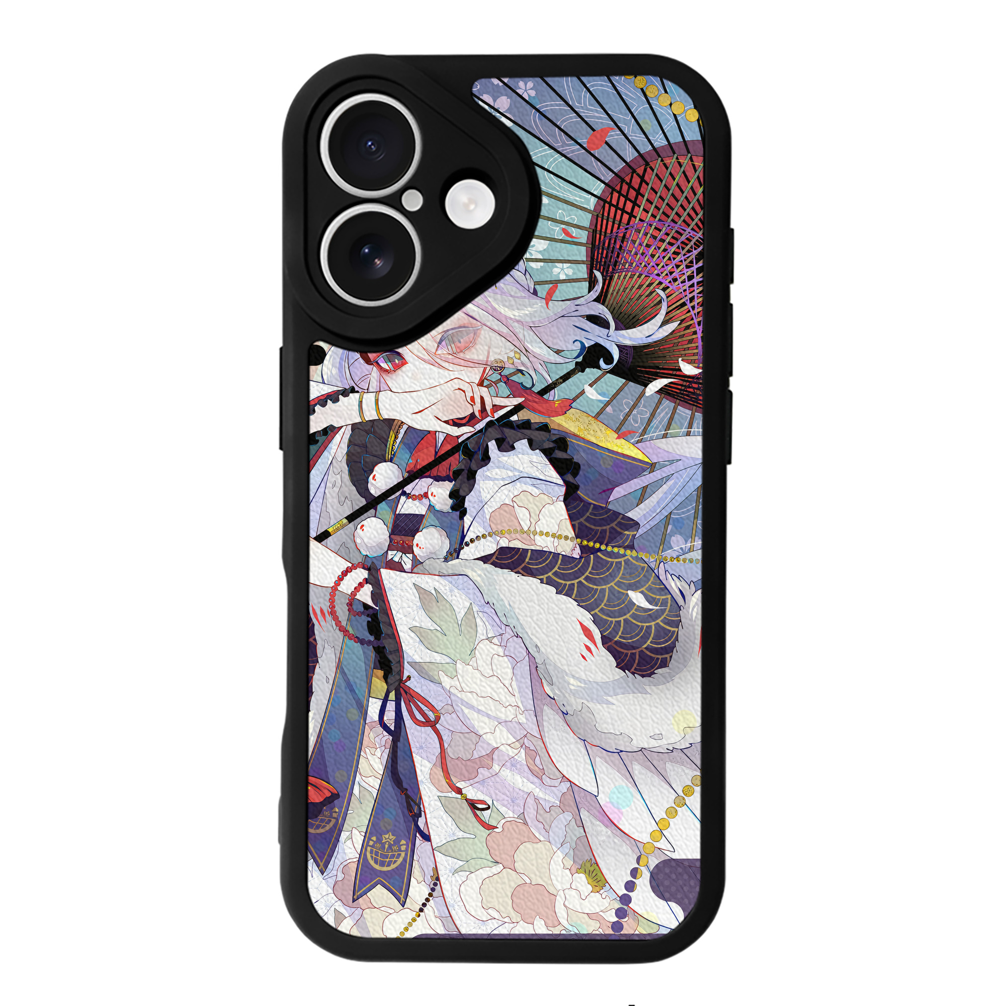（画像用） 刀剣乱舞 Touken Ranbu 【iPhone 16シリーズ対応】シリコンスマホケース（レザー調） 材質：シリコン